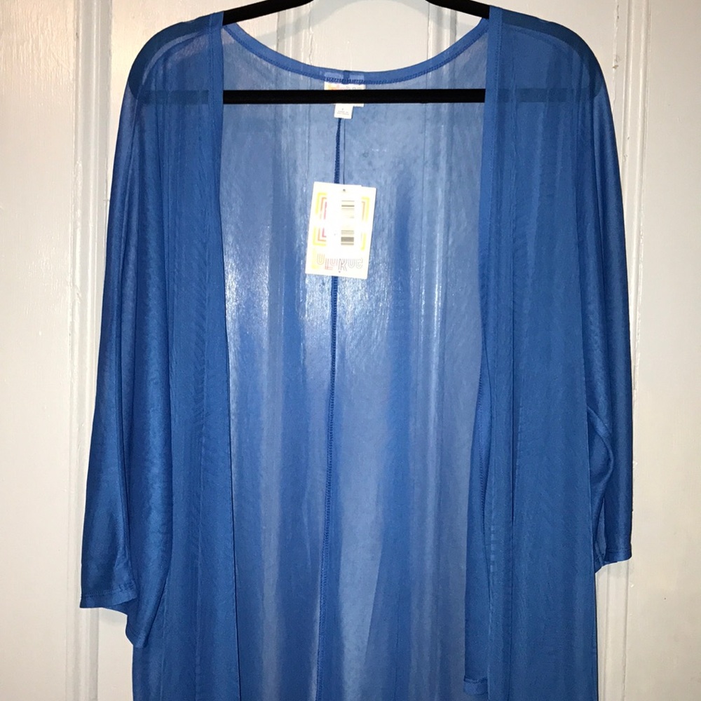 L blue Lindsey cover up